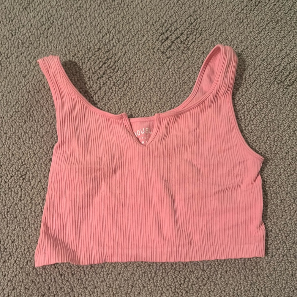 aeropostale pink cropped tank
